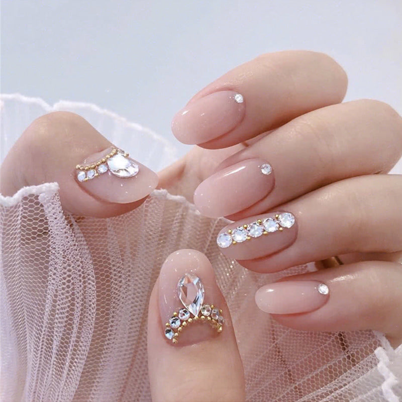 NaiNina 302 Elegance Water Drop Nails - 24 Piece Set