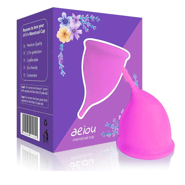 Elegant Silicone Menstrual Cup