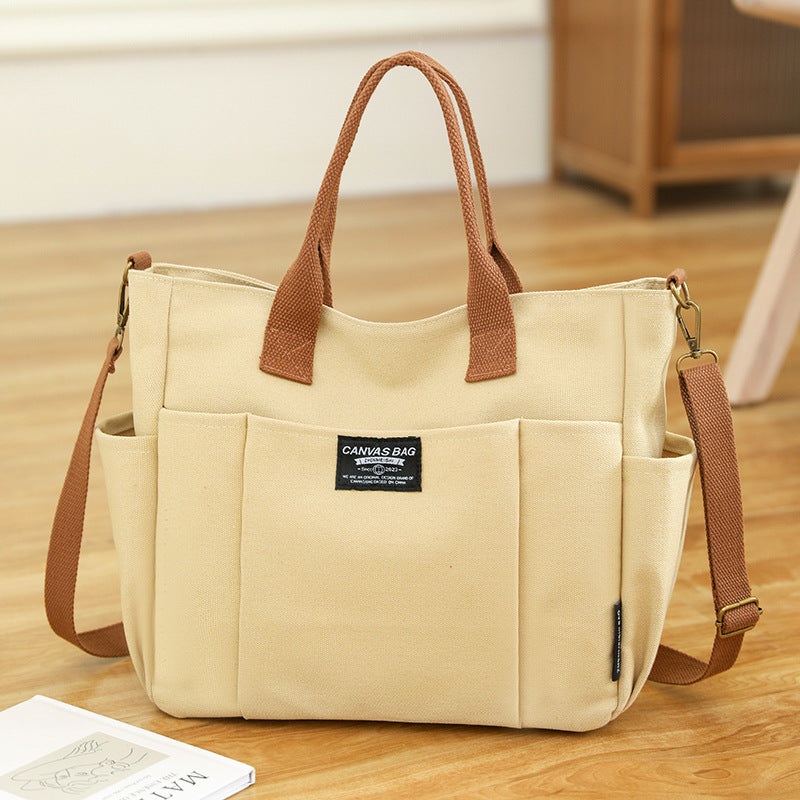 Elegant Canvas Multi-Purpose Tote