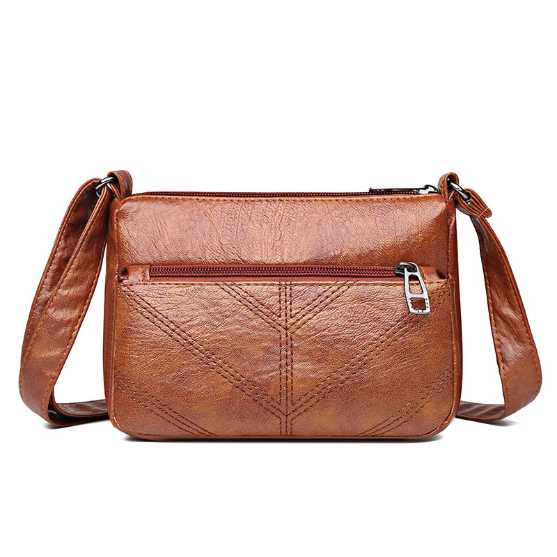 Elegant Medium-Sized Women's Leather Bag
