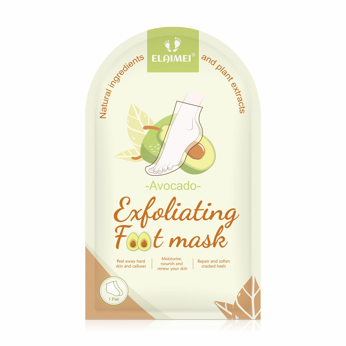 ELAIMEI Luxurious Exfoliating Foot Mask