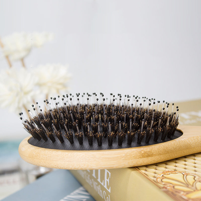 Bamboo Elegance Scalp Massager Comb