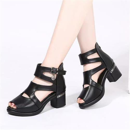 Elegant Peep-Toe Heels