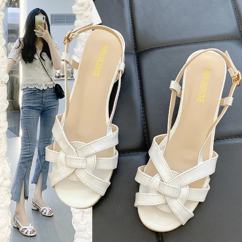 2024 Summer New Women's Chunky Heeled Sandals