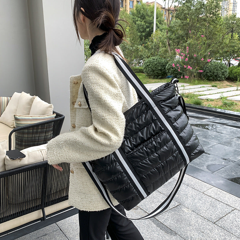 2023 Women's Cotton Shoulder Bag - Large Capacity