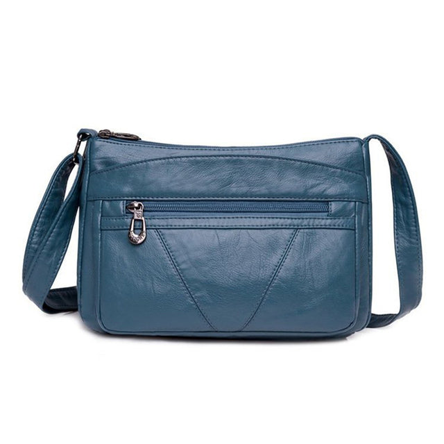 Luxury Designer Soft PU Leather Shoulder Bag for Women