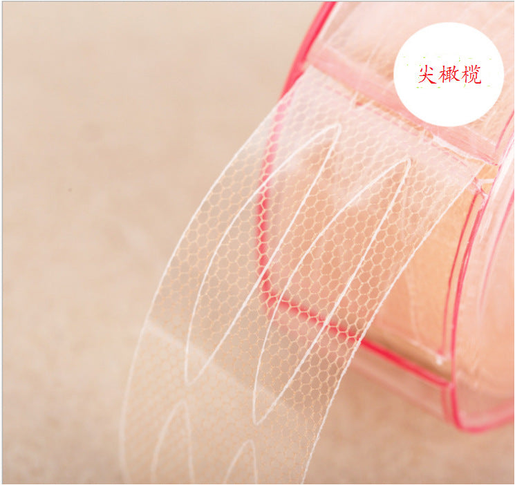 Invisible Double Eyelid Tape with Lace Design
