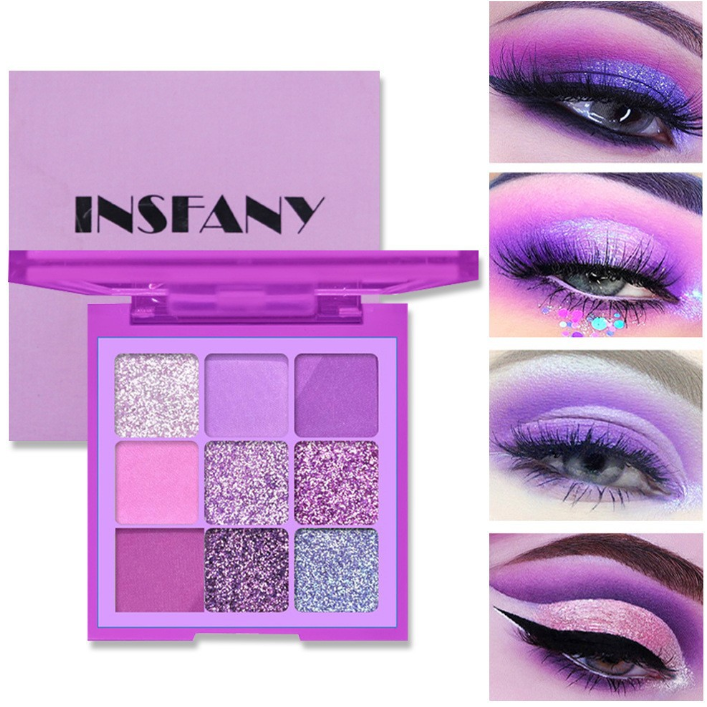 INSFANY Radiant Purple Spectrum Eyeshadow