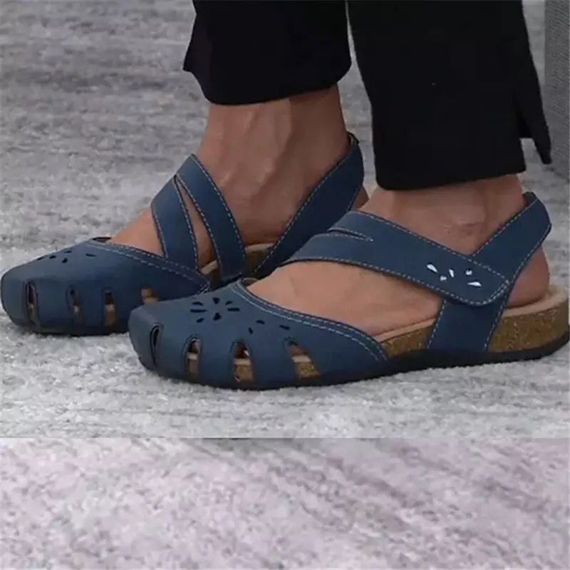 Elegant Wedge Cutout Sandals