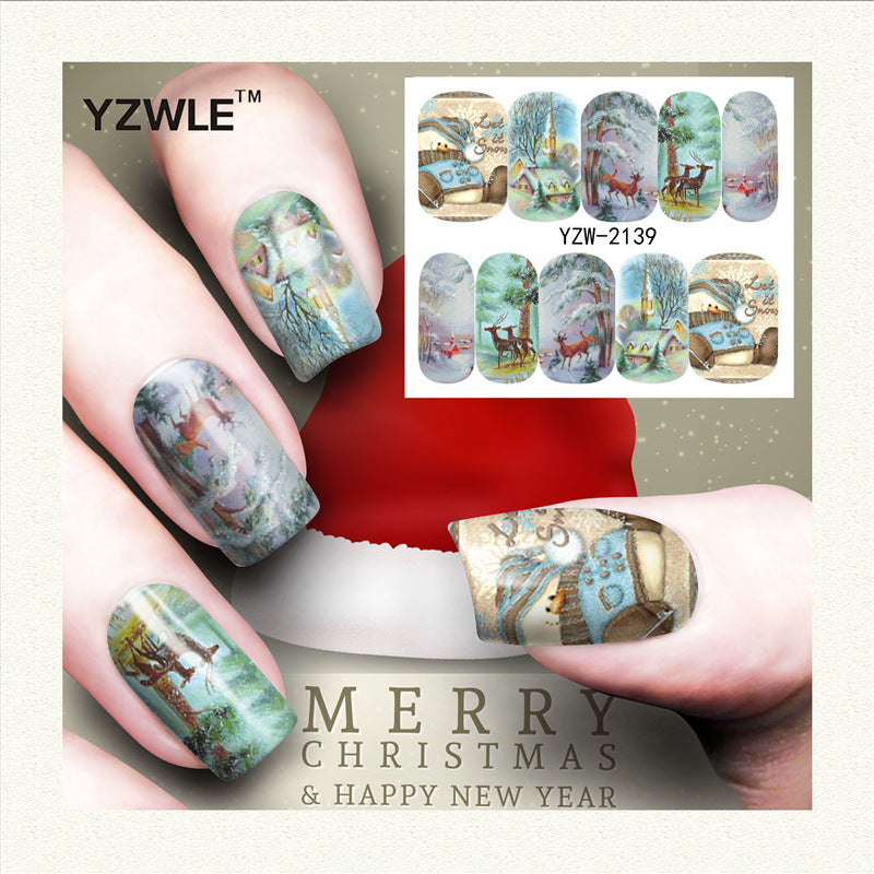 Festive Fingertips Christmas Nail Decals