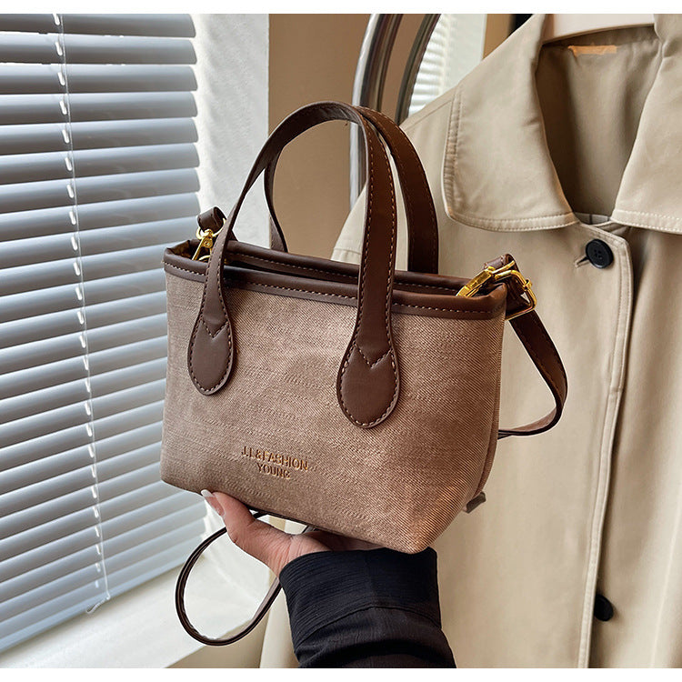 Korean Vintage Minimalist Women's Tote Bag 2024