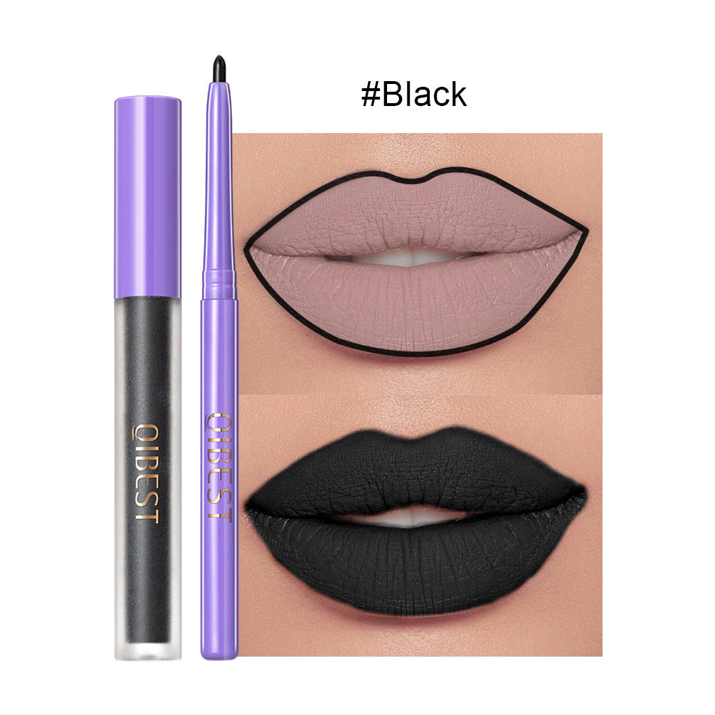 QIBEST Matte Elegance Lip Kit