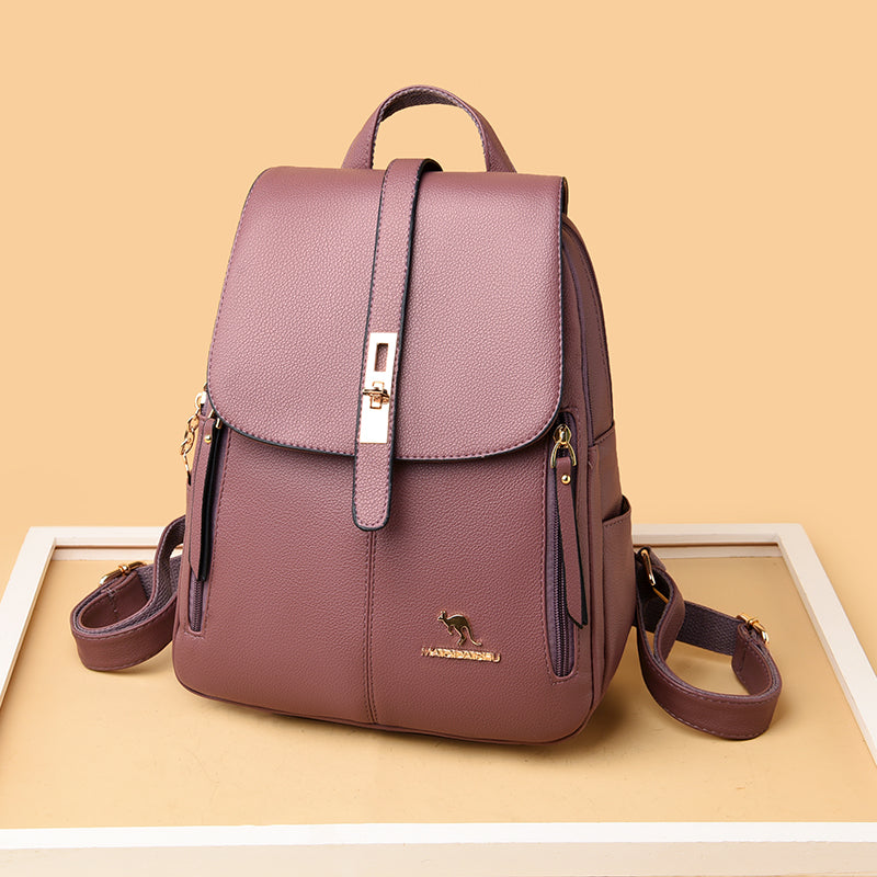 Chic Voyager Women's Leather Backpack