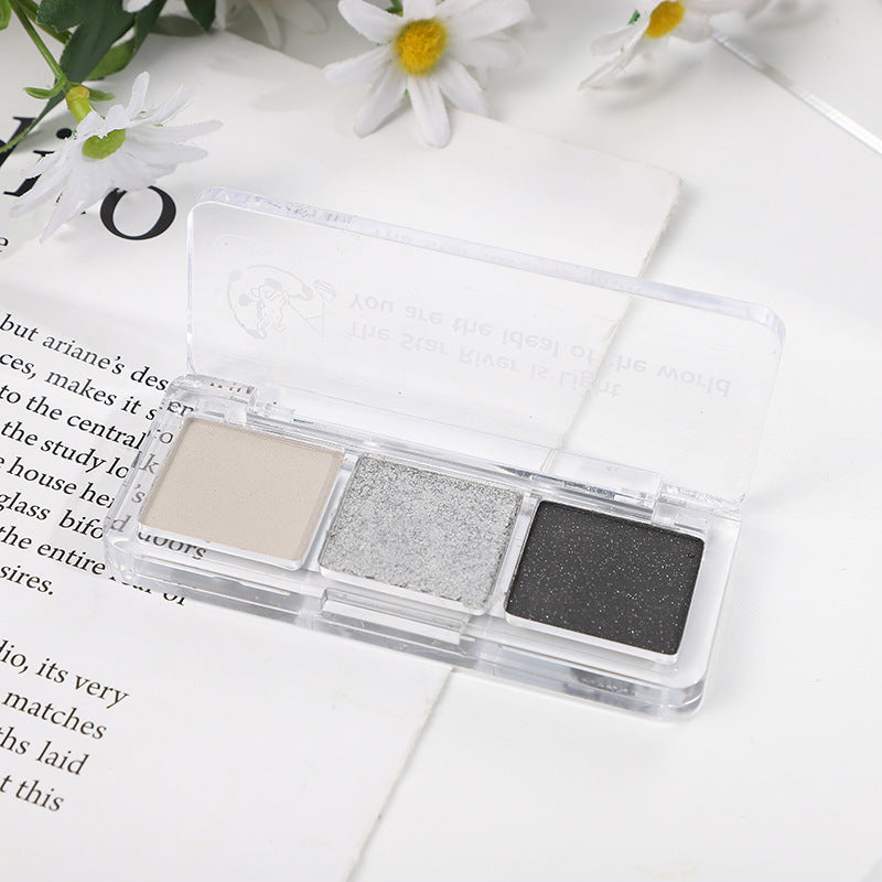 Elegant Tri-Tone Eyeshadow Suite