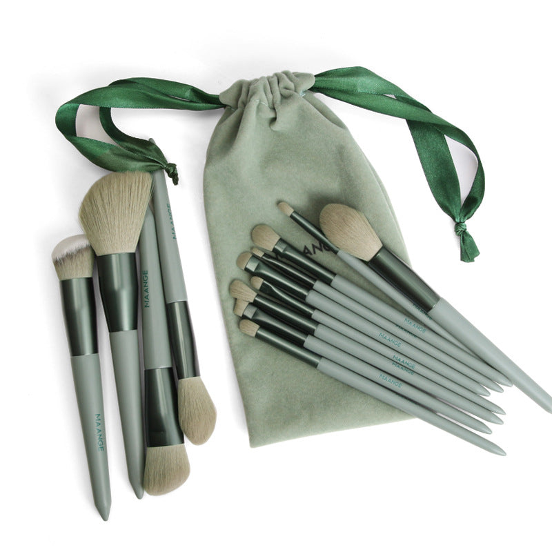 Elegant 13-Piece Artisan Makeup Brush Set