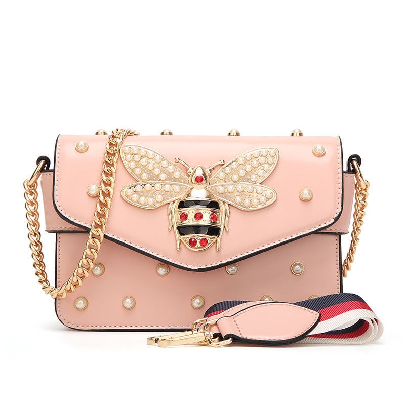 Luxury 2023 Bee Mini Bag with Pearls