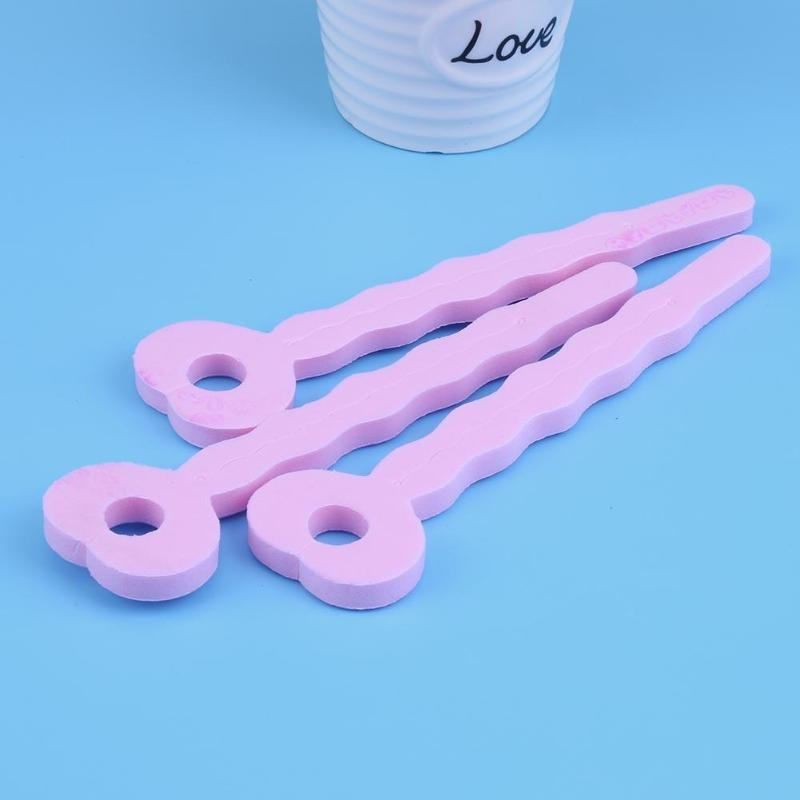 Heart-Shaped Sponge Hair Curling Iron Strips