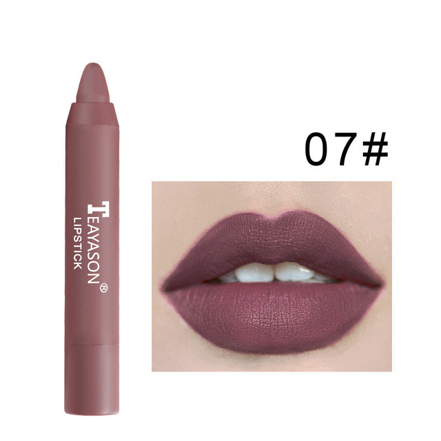 Elegant Matte 12-Color Lip Liner Set