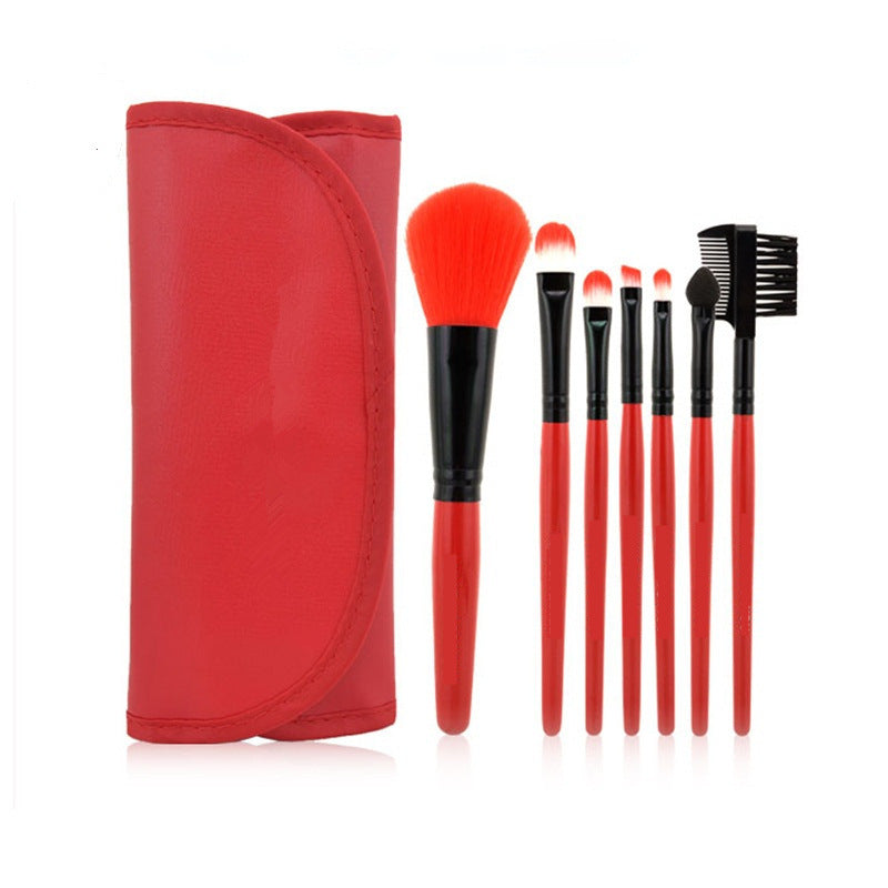 Elegant Seven-Piece Brush Collection