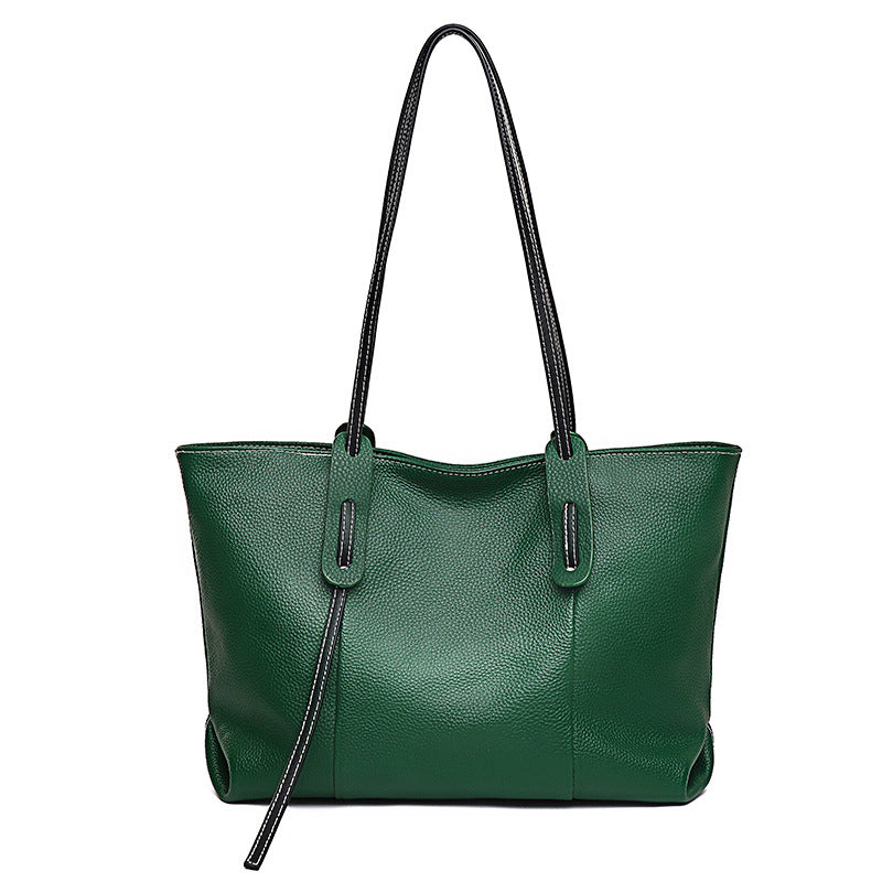 "2023 Women's Large Capacity Leather Tote Bag"