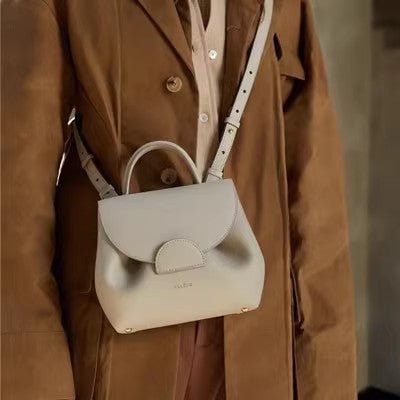 Polene Three-Color Small Pig Bag with Shoulder Strap