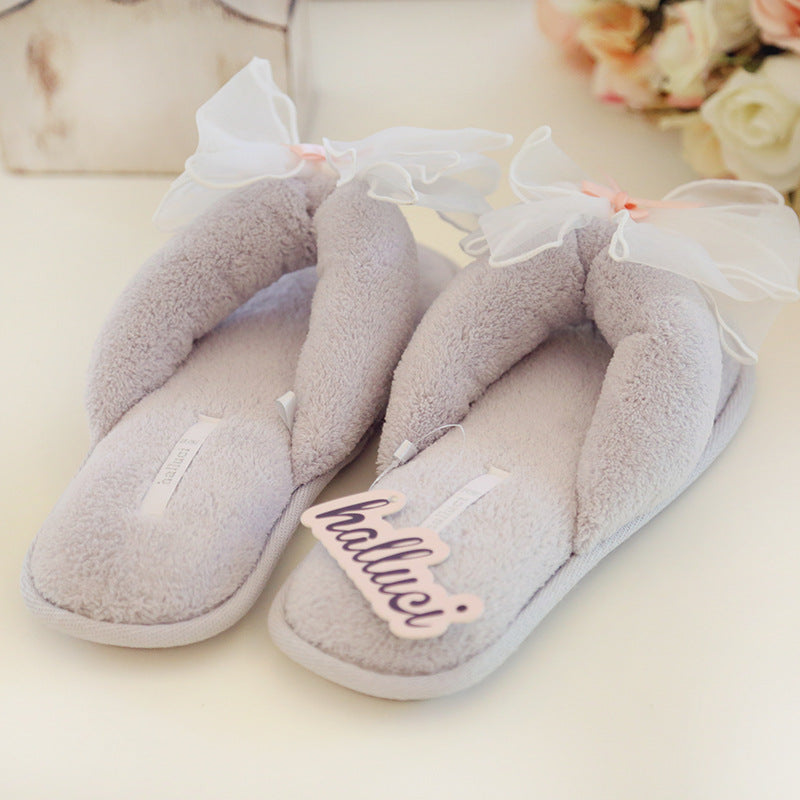 Popular Waterproof Bowknot Slippers