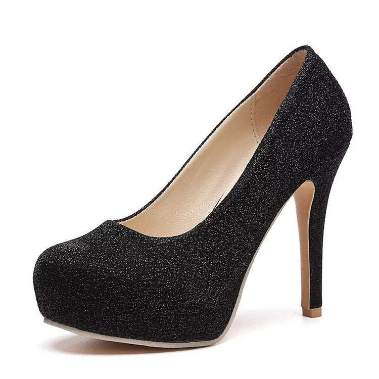 Elegant Crystal High Heels