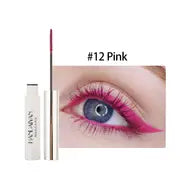 Color Mascara - Thick, Long, Waterproof, 12 Colors