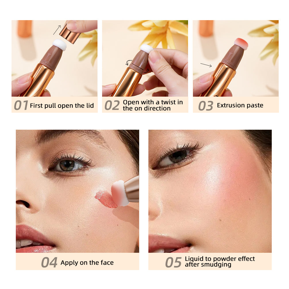 QIBEST Radiant Blush Stick