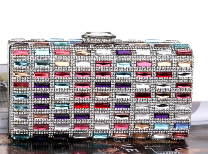 Rhinestone Glamour Evening Clutch