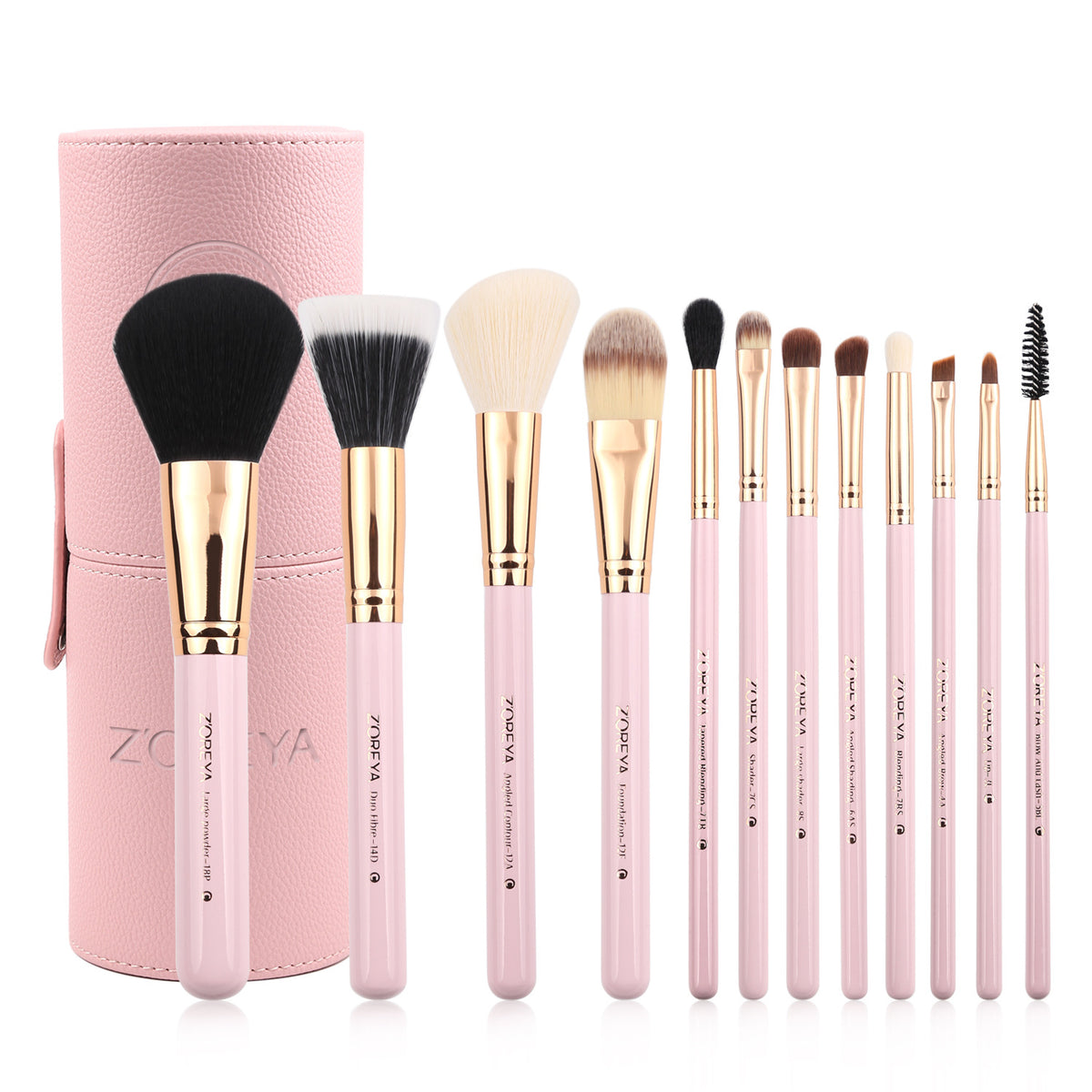 Zoreya Elegant 12-Piece Brush Ensemble