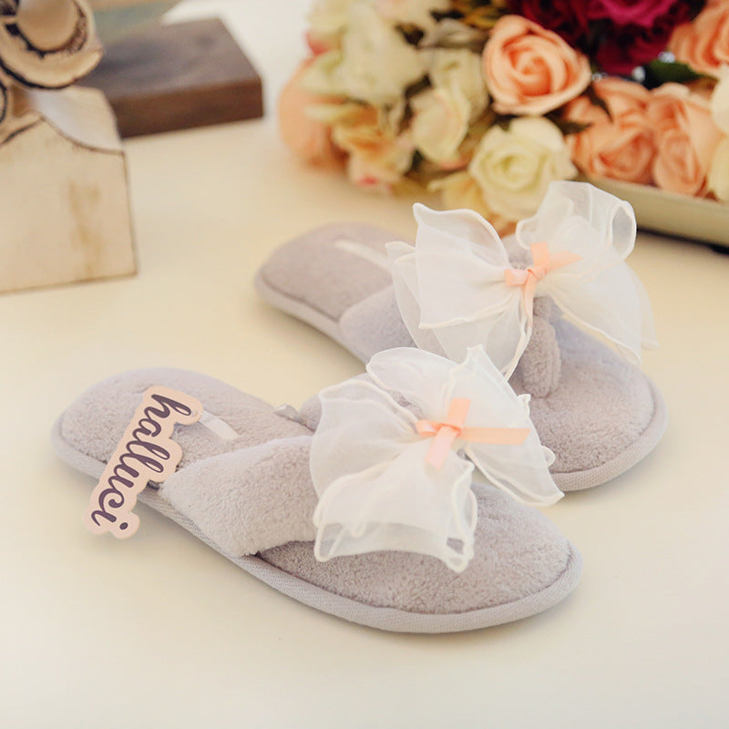 Popular Waterproof Bowknot Slippers