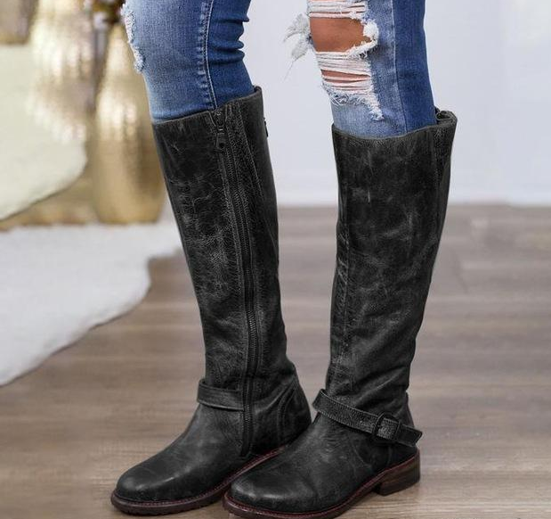 Vintage Zip Boots for Women