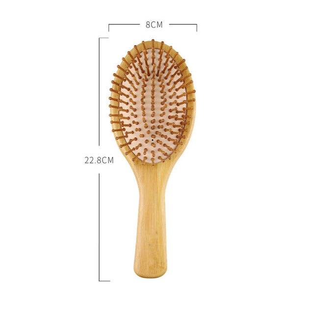 Eco-Friendly Bamboo Airbag Comb for Household Use