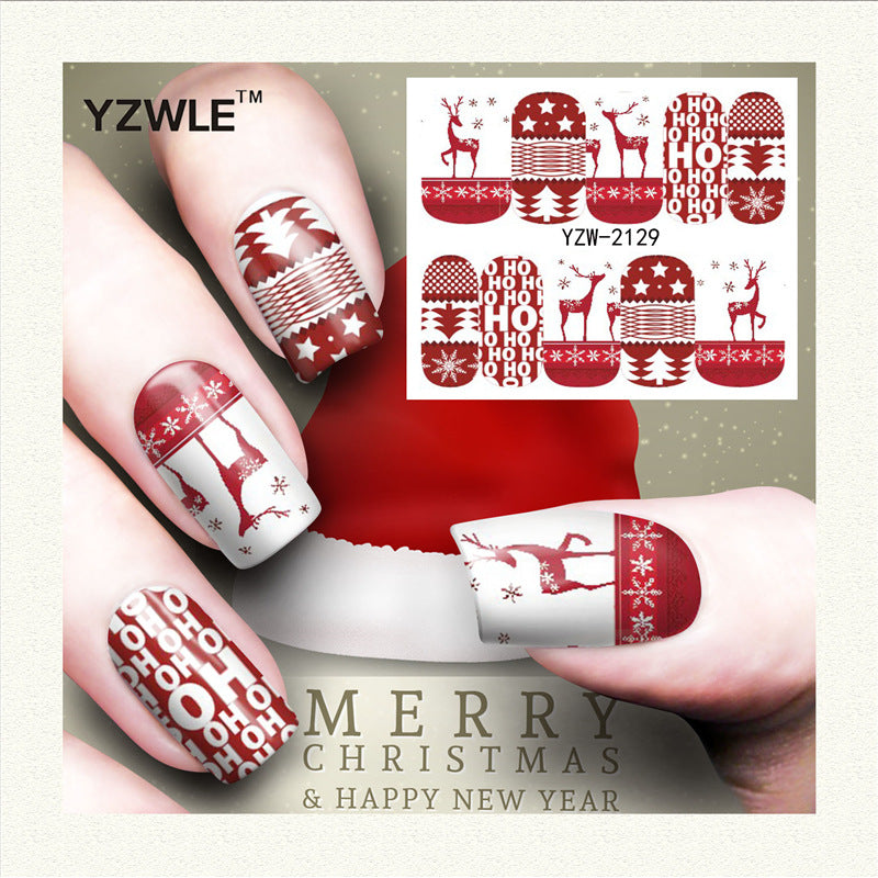 Festive Fingertips Christmas Nail Decals