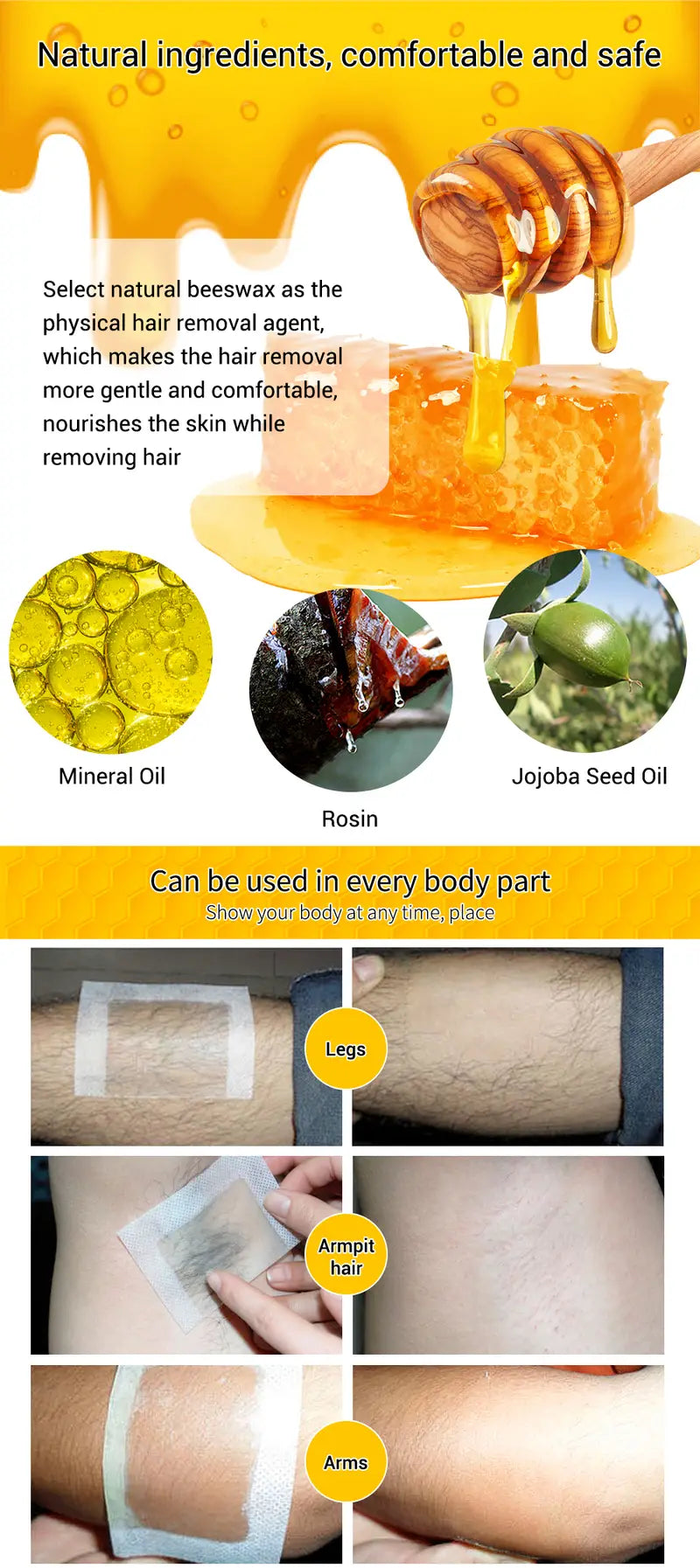 LANBENA Efficacious Wax Strips