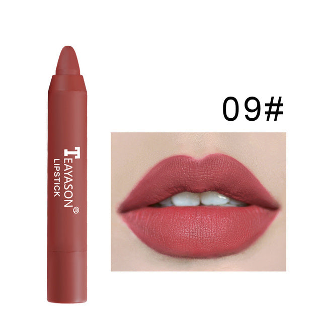 Elegant Matte 12-Color Lip Liner Set