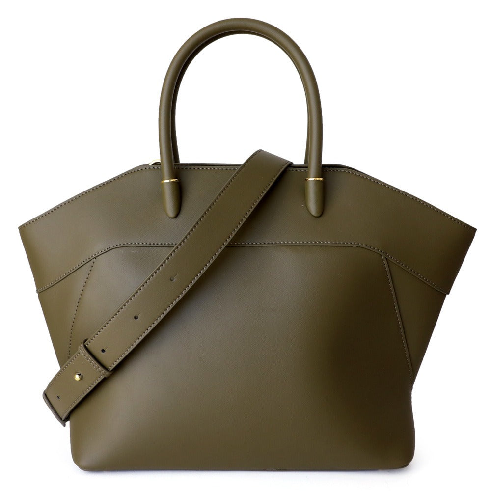 Portable Wings Style Cowhide Tote Bag