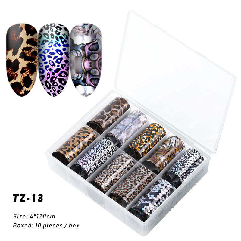 2020 New Nail Art Transfer Stickers - Starry Laser