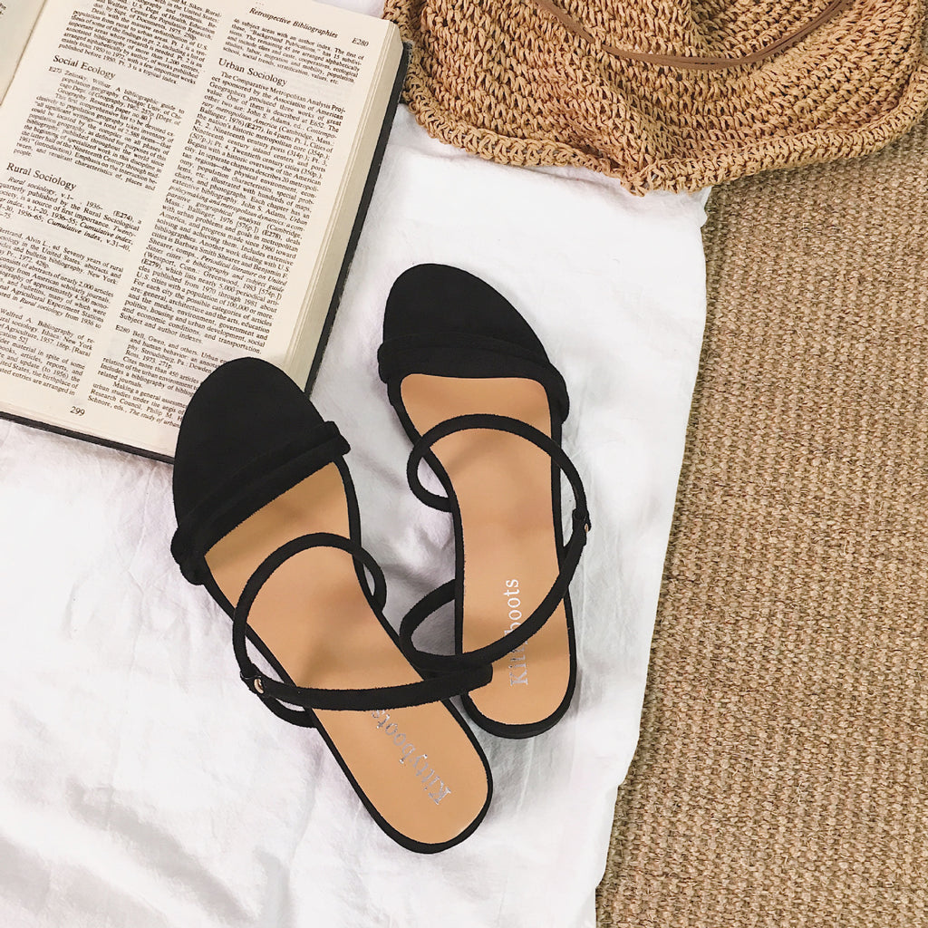 Chic Strap Square Heel Sandals