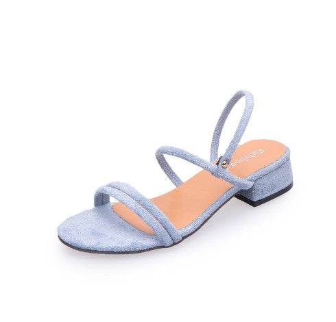 Chic Strap Square Heel Sandals