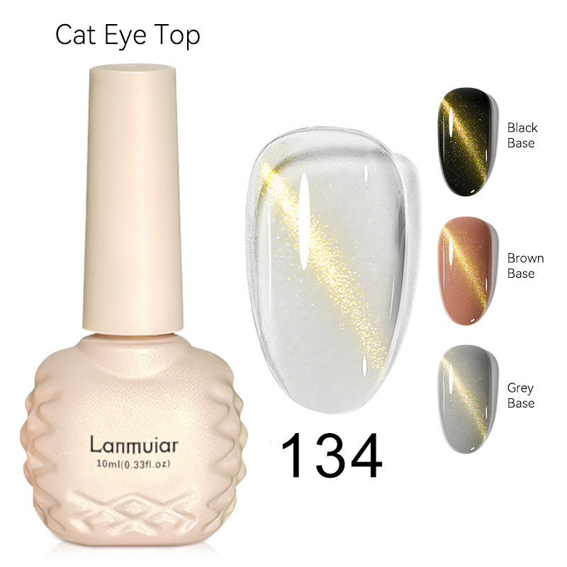 Vibrant Metallic Cat Eye Nail Enamel