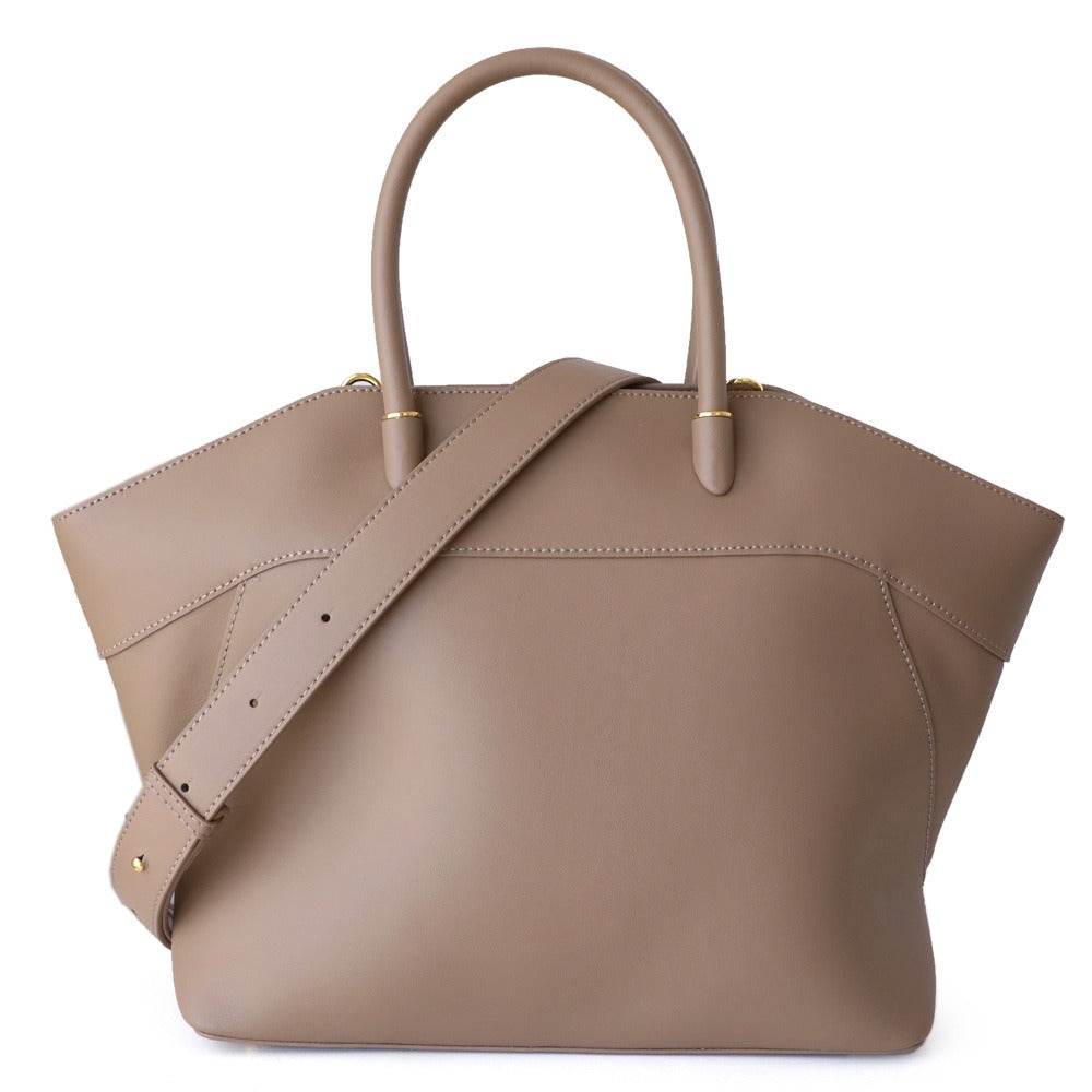 Portable Wings Style Cowhide Tote Bag