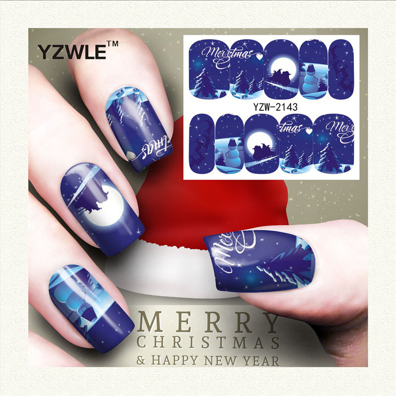 Festive Fingertips Christmas Nail Decals