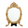Elegant European Resin Makeup Mirror