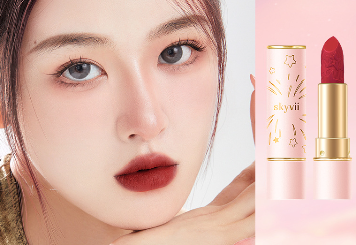 Velvet Matte Elegance Lipstick - Retro Red