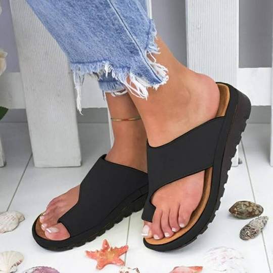Chic Slip-On Wedge Sandals