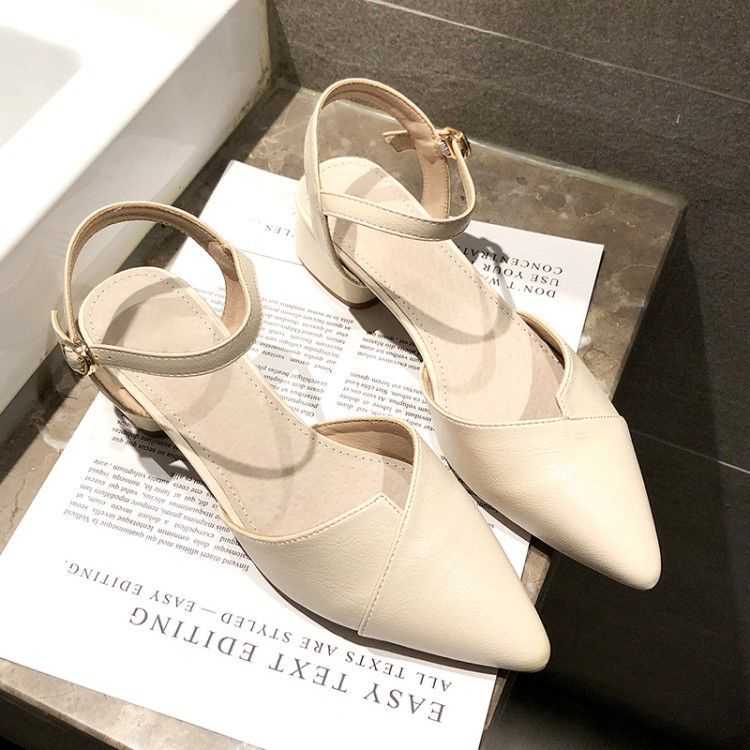Summer Pointed Toe Baotou Sandals for Women