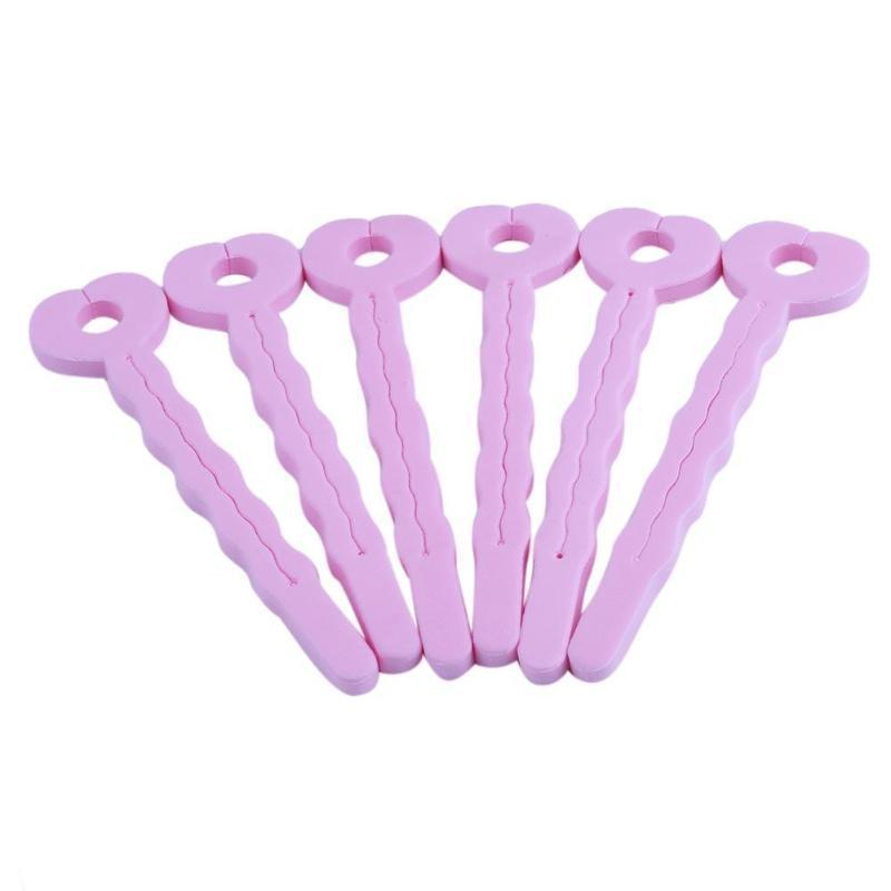 Heart-Shaped Sponge Hair Curling Iron Strips