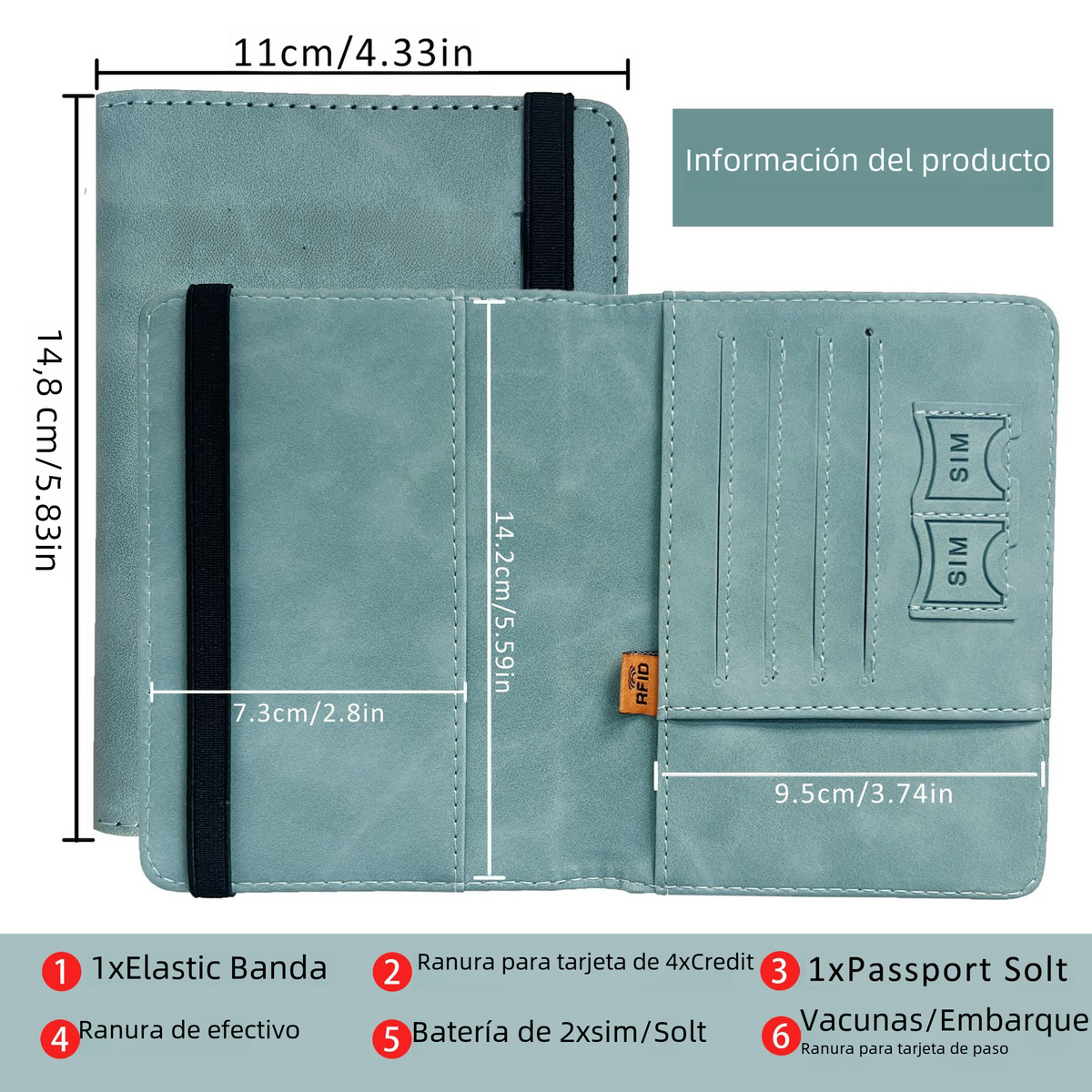 Elegant RFID-Safe Travel Organizer
